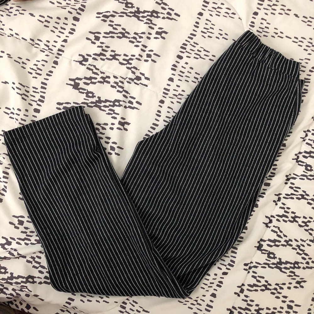 striped pants